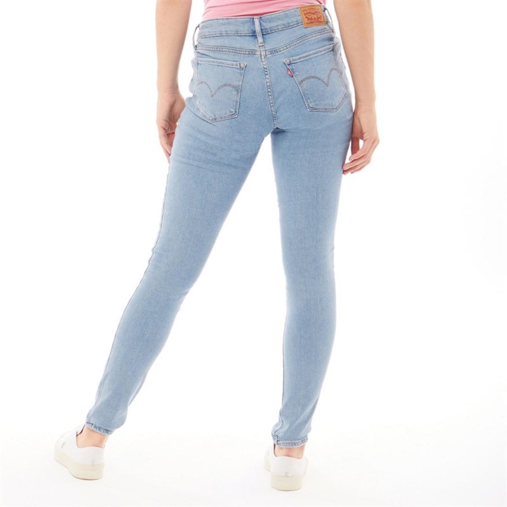 Levi's 711 Skinny Jeans Raw Distressed Hem